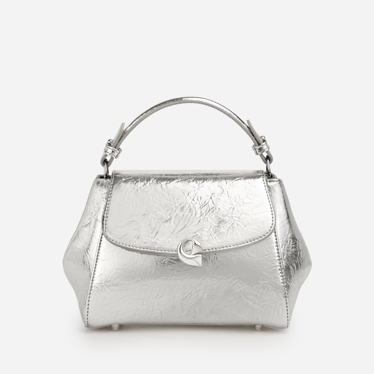 Sac Aura précieuse naplack argenté