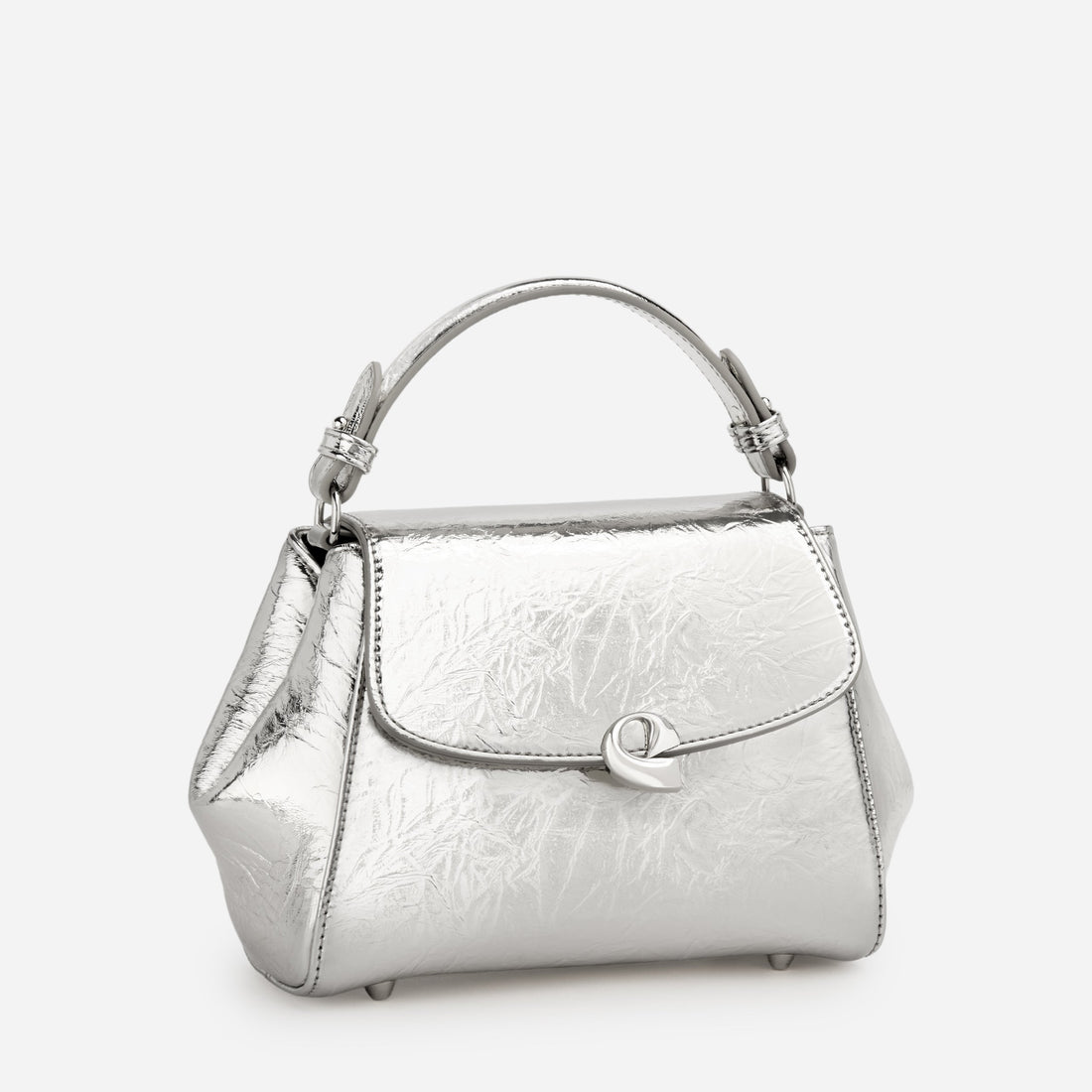 Sac Aura précieuse naplack argenté
