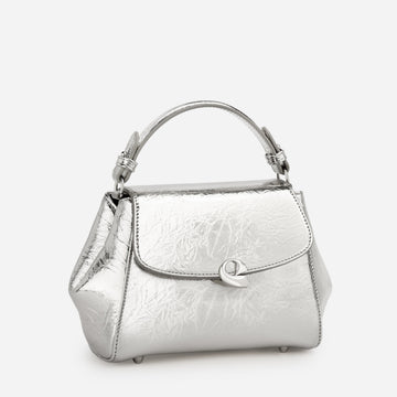 Sac Aura précieuse naplack argenté