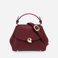Sac Aura Précieuse - Suede burgundy
