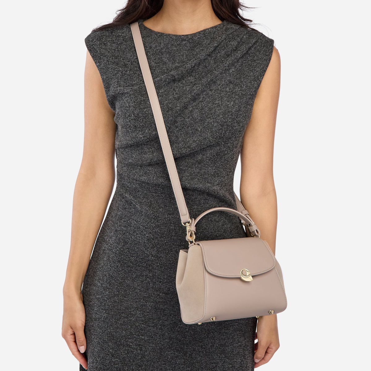 Sac Aura Précieuse - Suede Sable