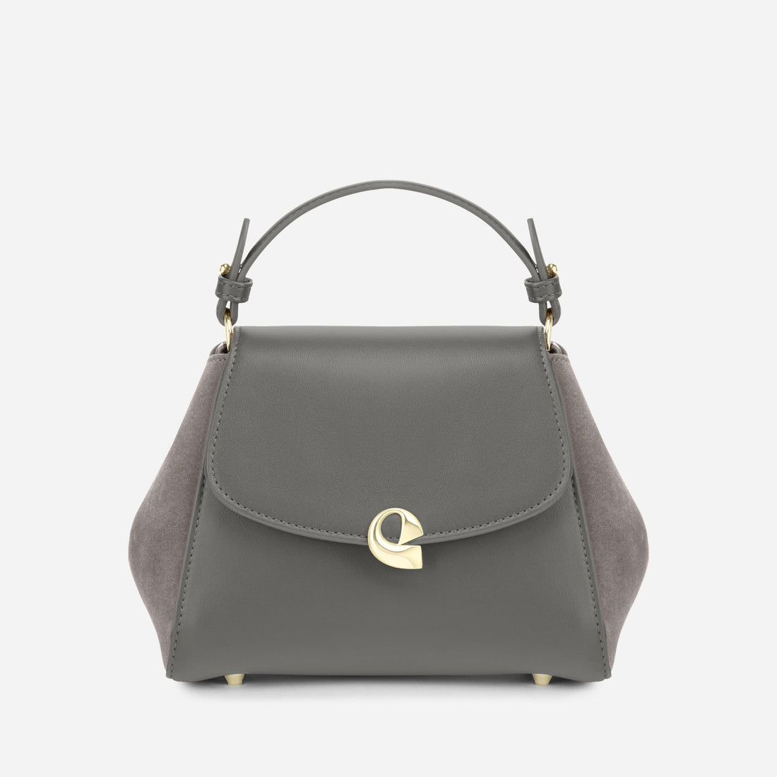 Sac Aura Précieuse - Suede gris graphite