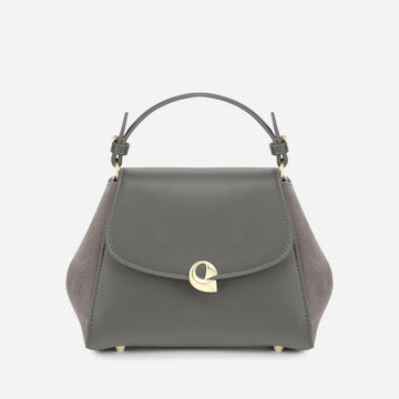 Sac Aura Précieuse - Suede gris graphite