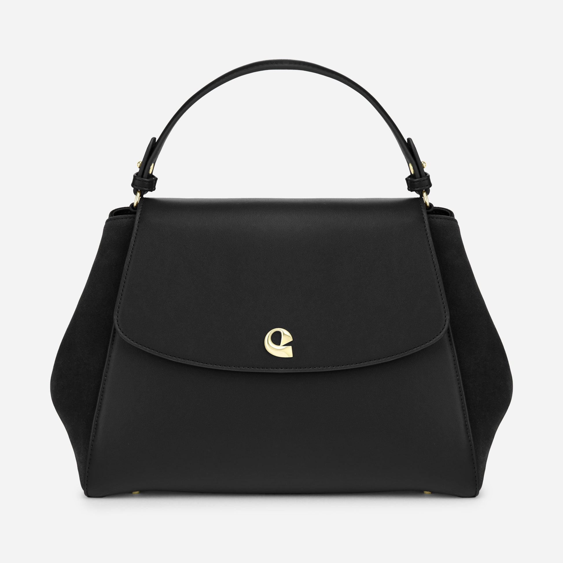 Sac Aura Spacieuse - Suede Noir