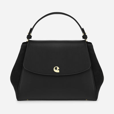 Sac Aura Spacieuse - Suede Noir