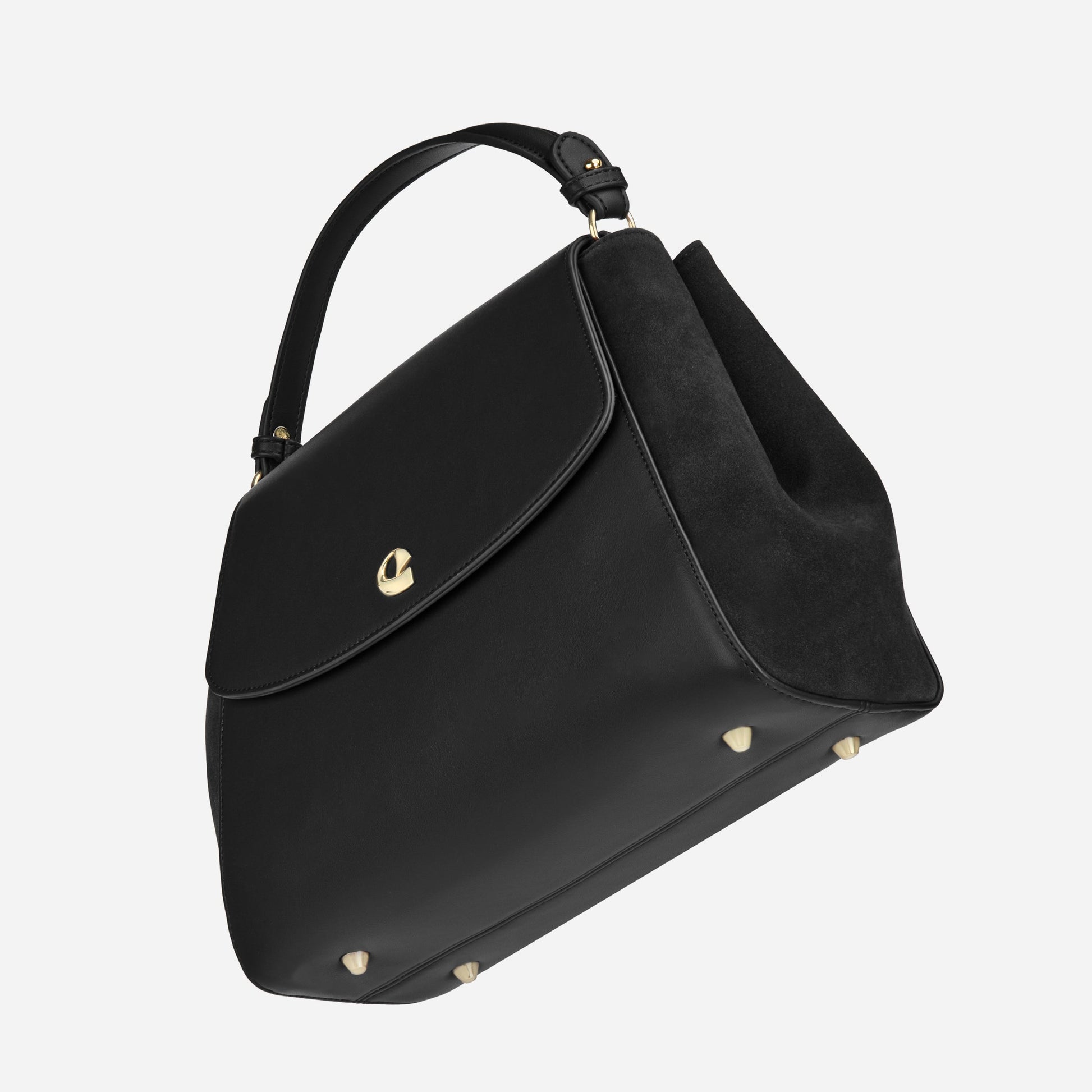 Sac Aura Spacieuse - Suede Noir