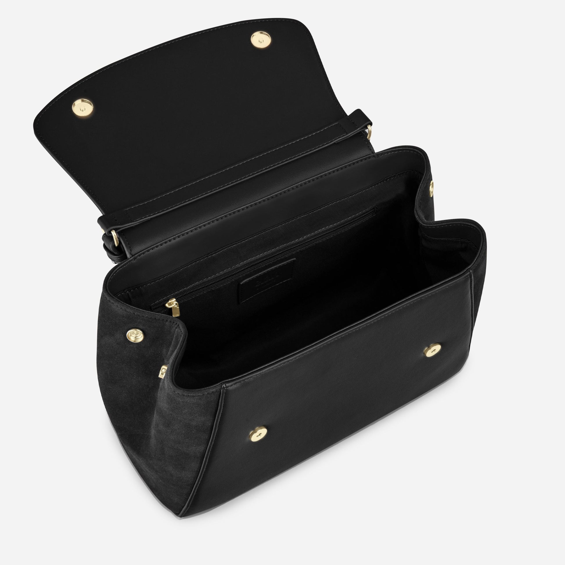 Sac Aura Spacieuse - Suede Noir