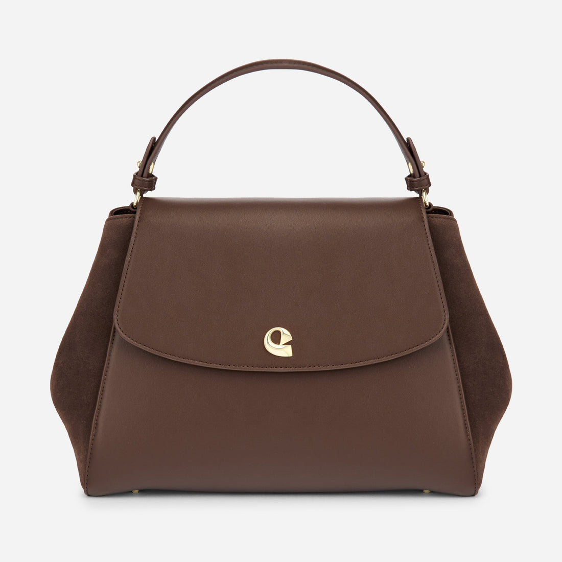Sac Aura Spacieuse - Suede Chocolat