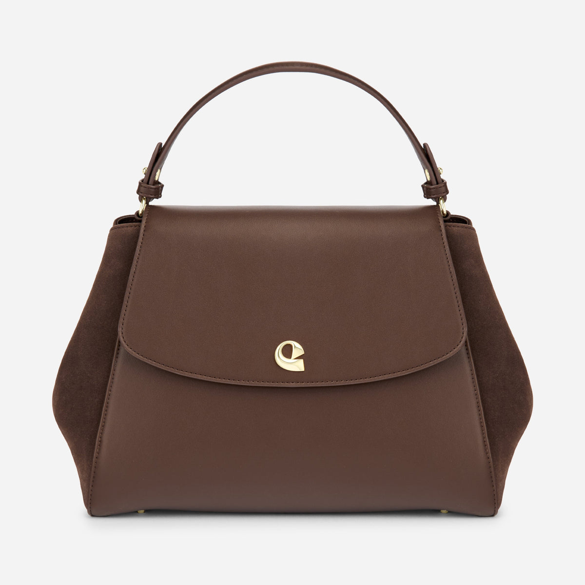 Sac Aura Spacieuse - Suede Chocolat