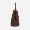 Sac Aura Spacieuse - Suede Chocolat