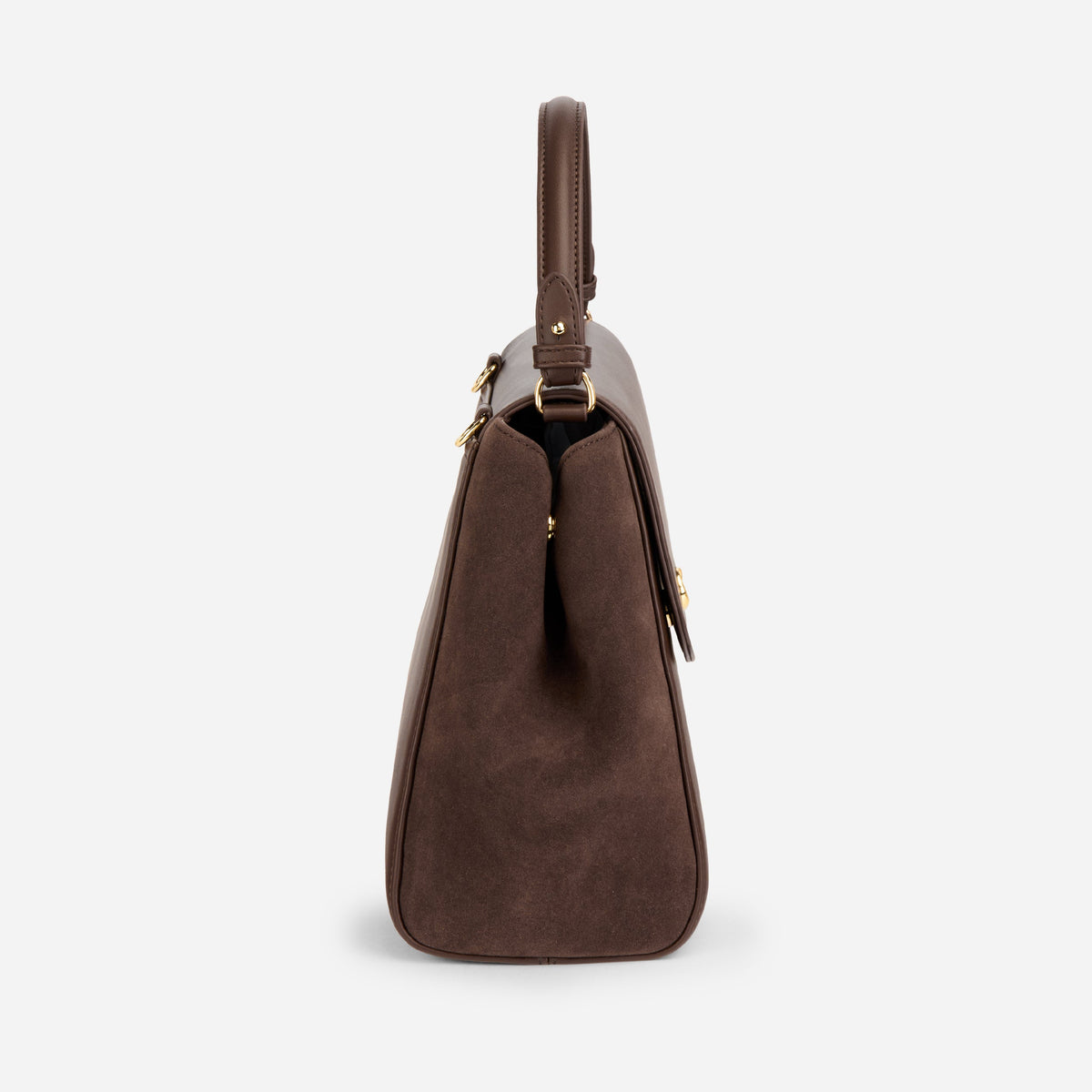 Sac Aura Spacieuse - Suede Chocolat