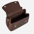 Sac Aura Spacieuse - Suede Chocolat