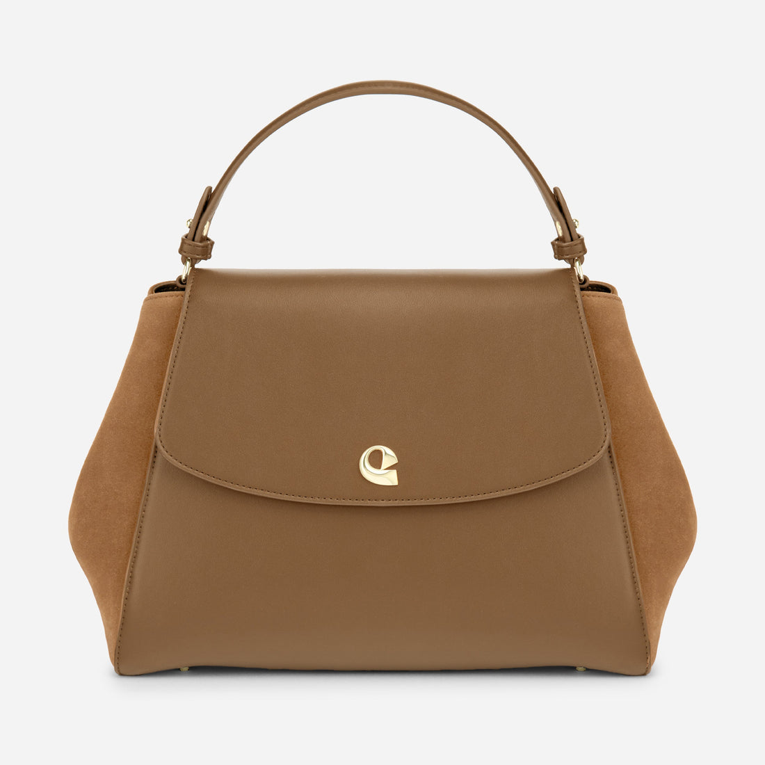 Sac Aura spacieuse - Suede camel
