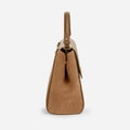 Sac Aura spacieuse - Suede camel