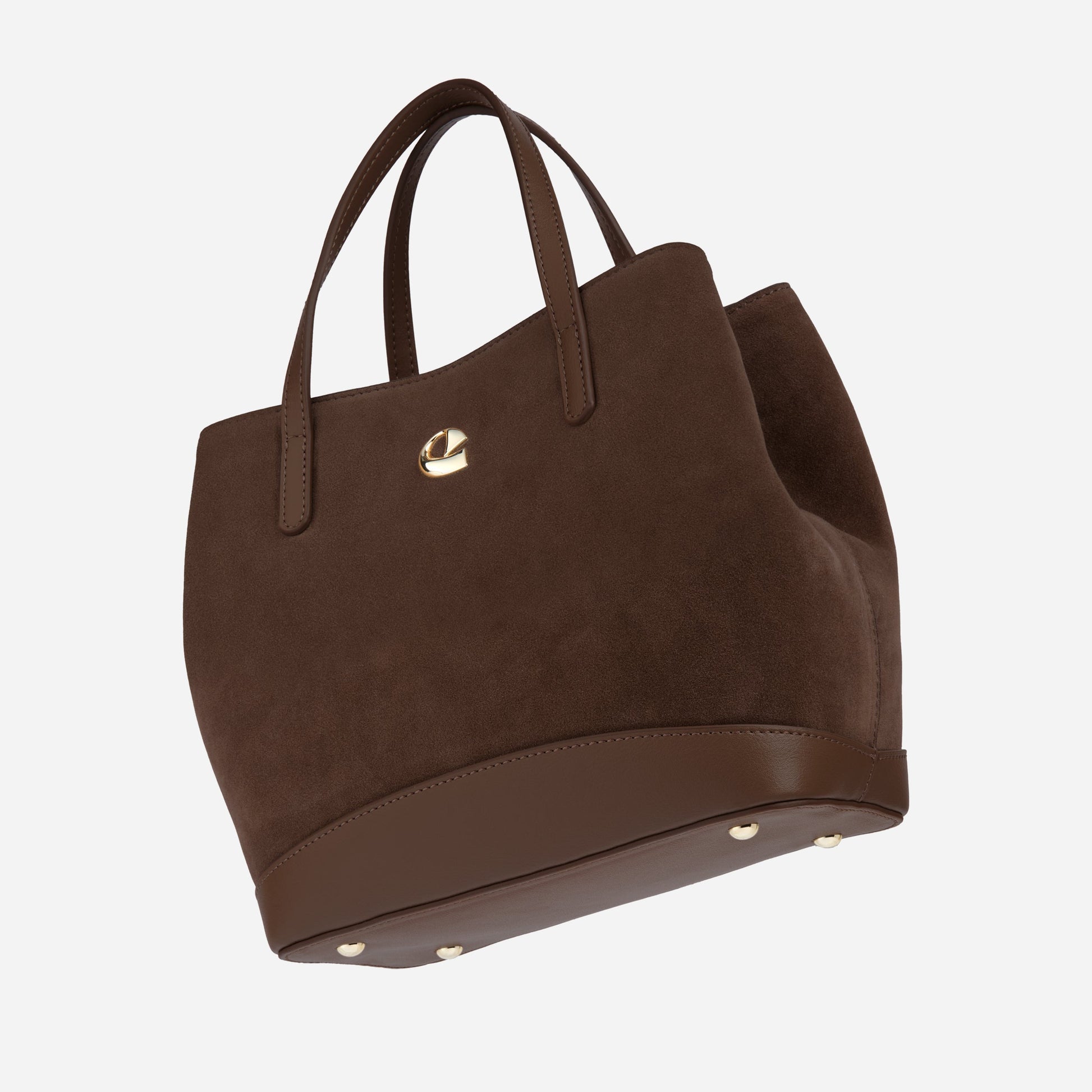 Sac Céleste mini Suede - chocolat