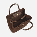 Sac Céleste mini Suede - chocolat