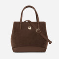Sac Céleste mini Suede - chocolat