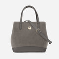 Sac Céleste mini Suede - gris graphite
