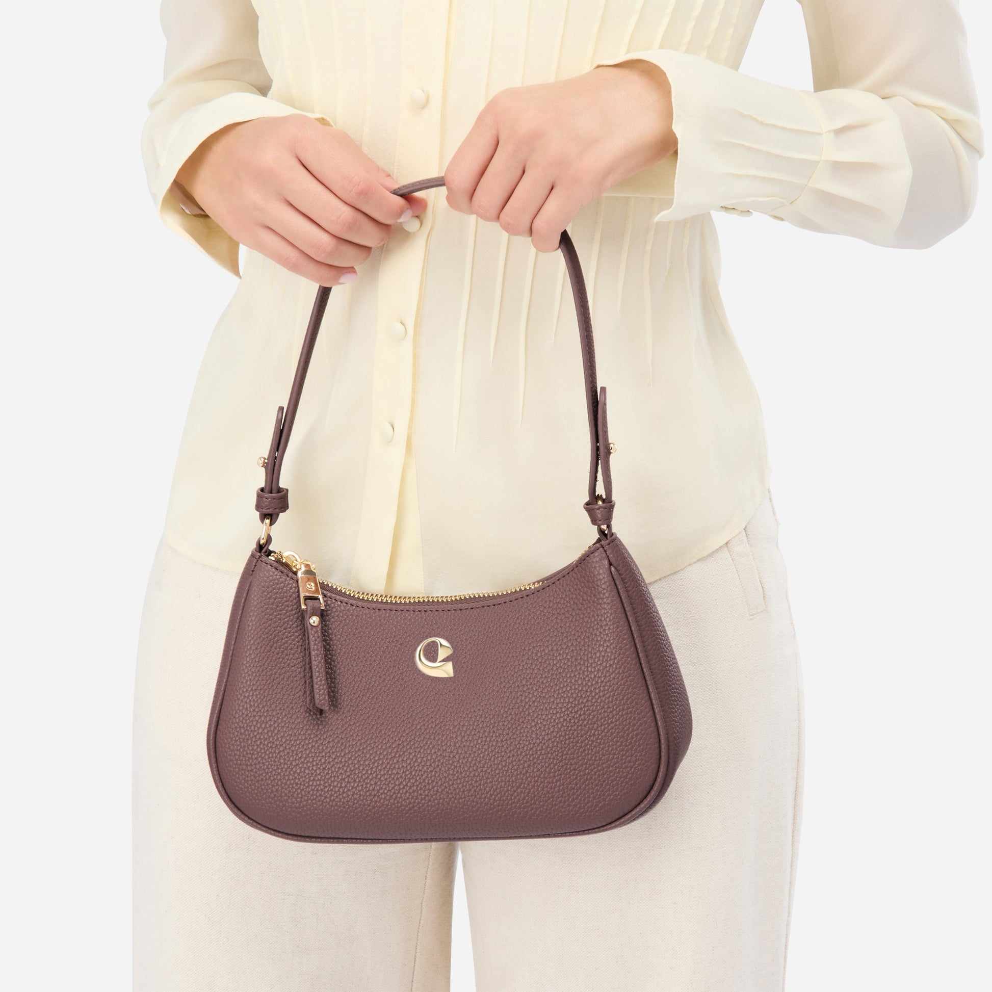 Sac Lune - vieux rose
