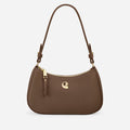 Sac Lune grainé - marron glacé