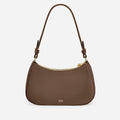 Sac Lune grainé - marron glacé