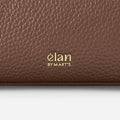 Sac Lune grainé - marron glacé
