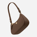 Sac Lune grainé - marron glacé