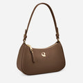 Sac Lune grainé - marron glacé