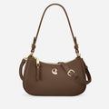Sac Lune grainé - marron glacé