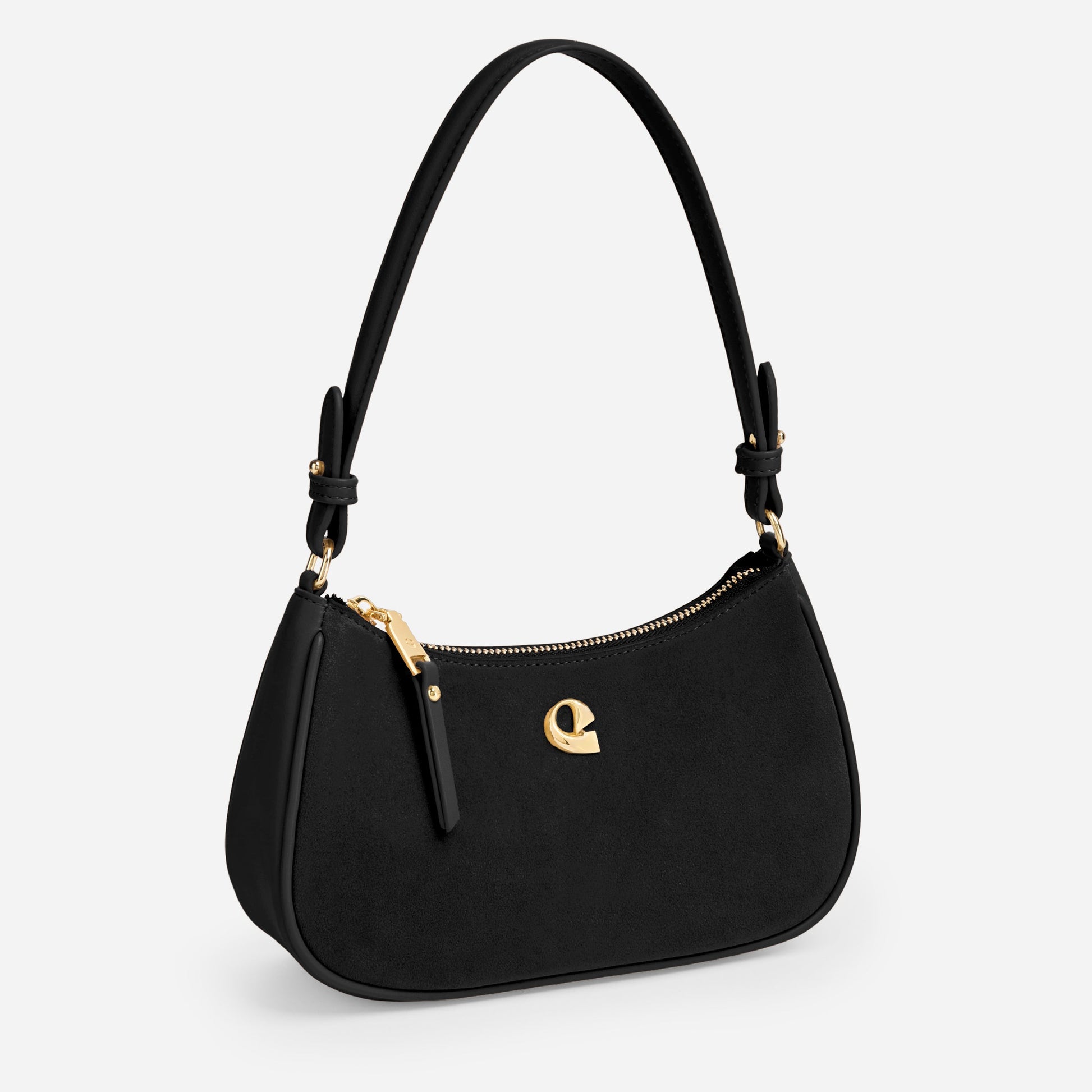 Sac Lune - suede noir