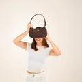 Sac Lune - suede chocolat