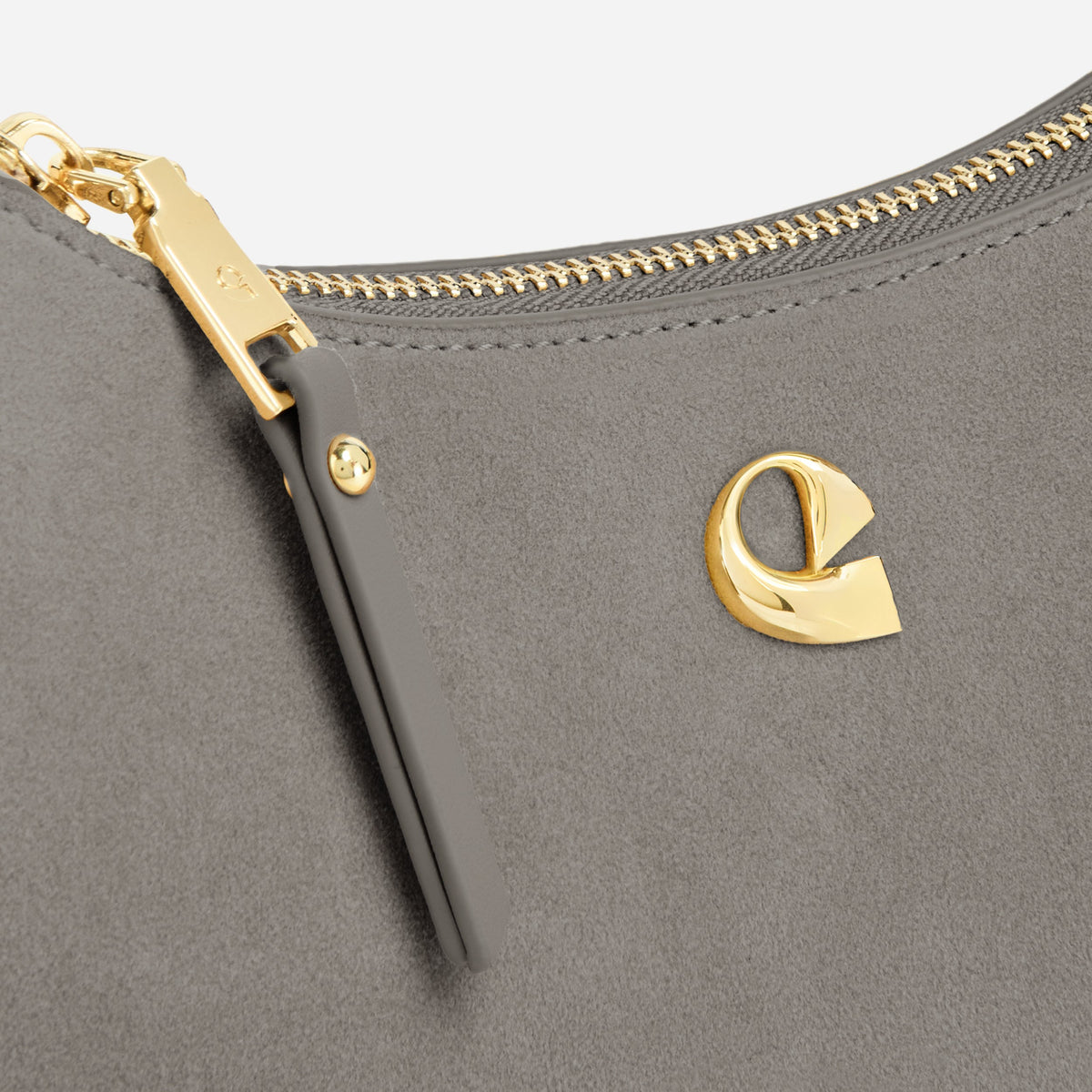 Sac Lune - suede gris graphite