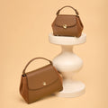 Sac Aura spacieuse - Suede camel