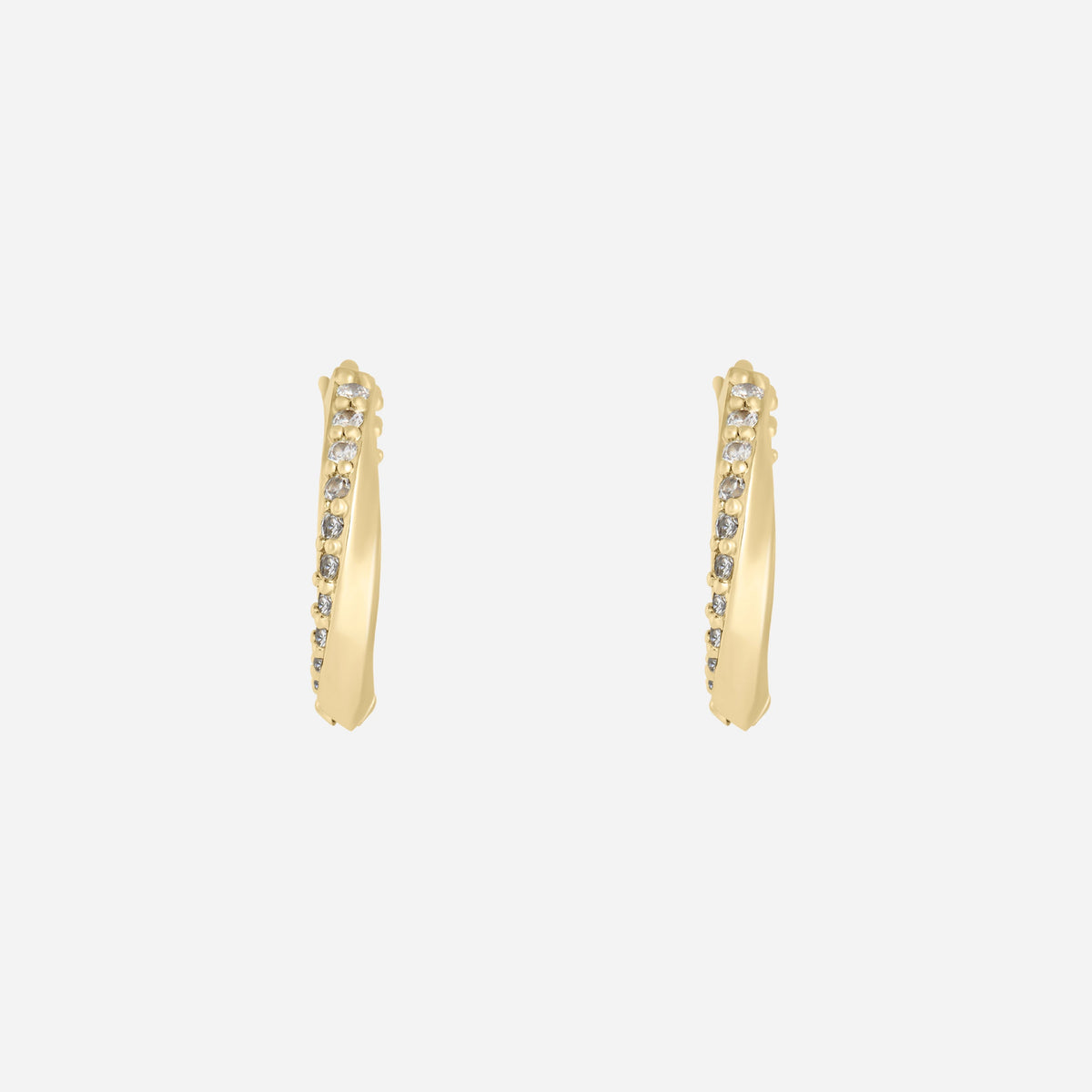 Paire de boucles Infini