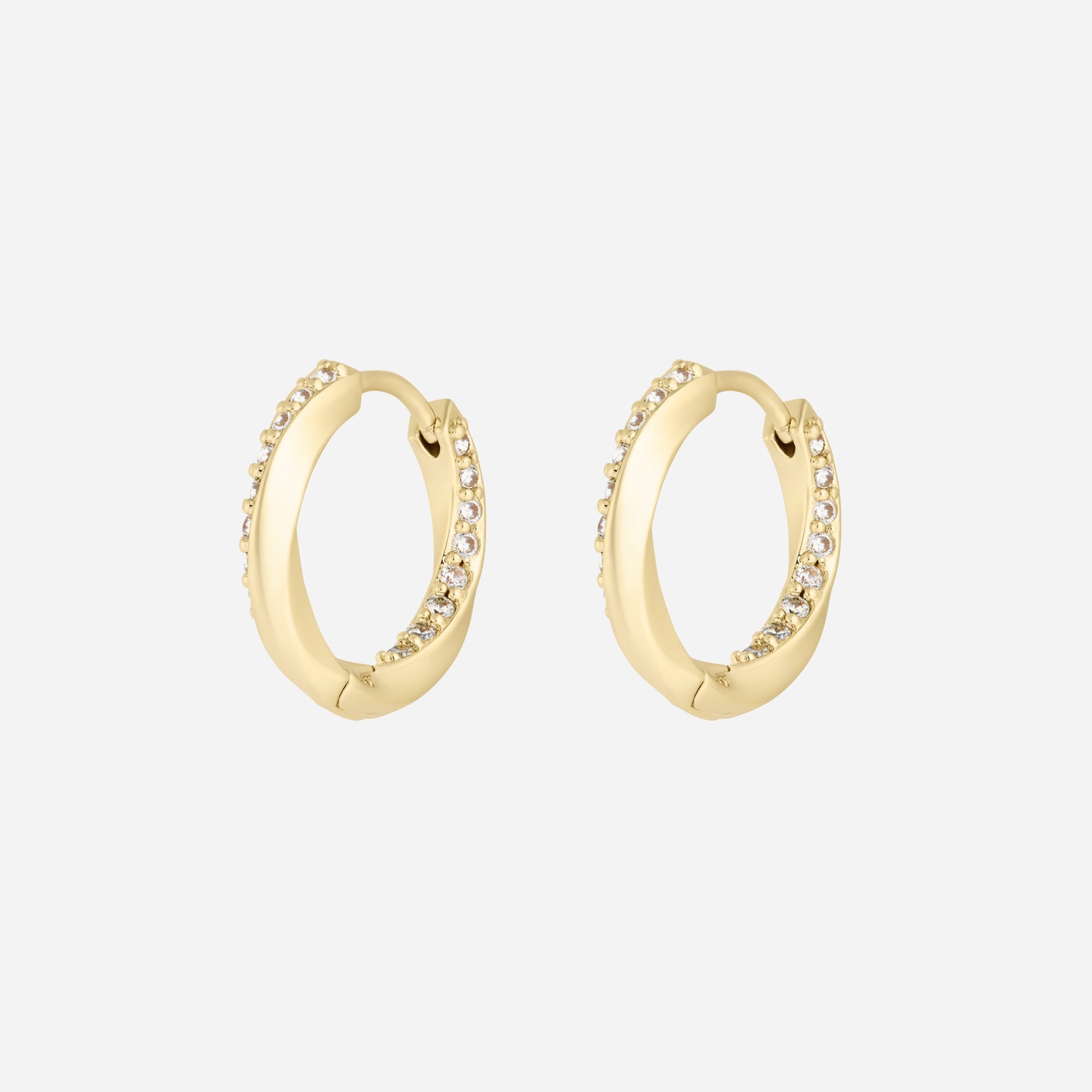 Paire de boucles Infini