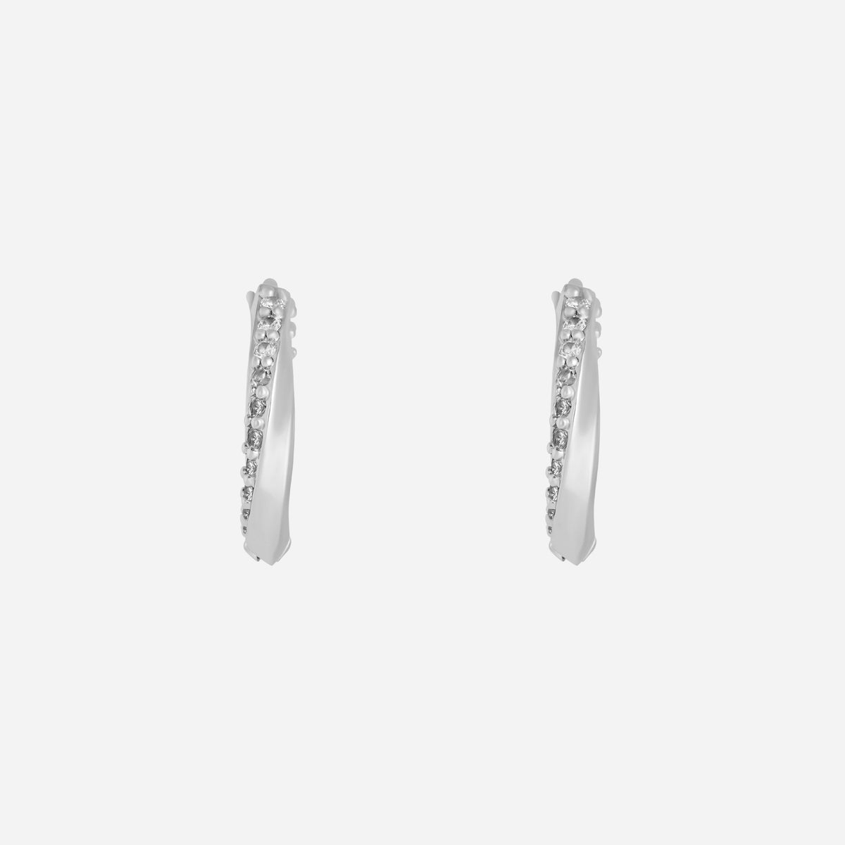 Paire de boucles Infini