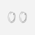 Paire de boucles Infini