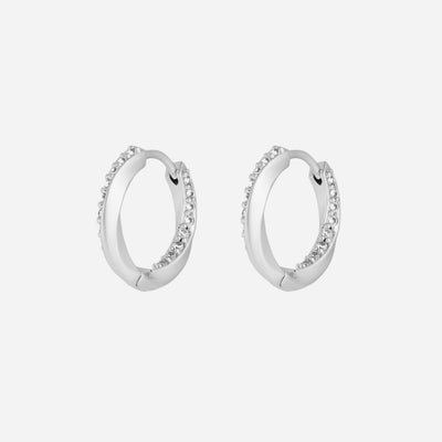 Paire de boucles Infini