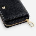 Portefeuille Aura grainé - noir