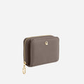 Portefeuille Aura grainé - taupe