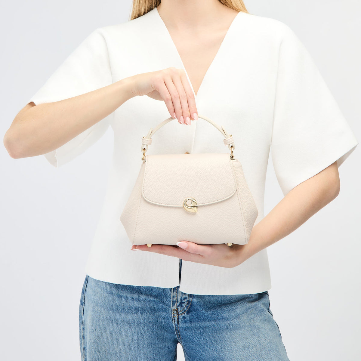 Sac Aura précieuse - blanc cassé