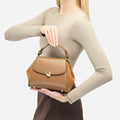 Sac Aura Précieuse - Suede camel