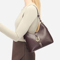 Aurore mini - burgundy aubergine